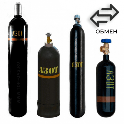 Обмен азотных баллонов в Аминьевской